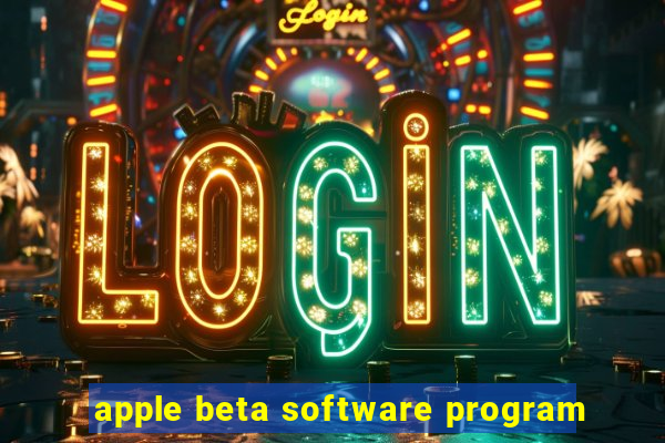 apple beta software program